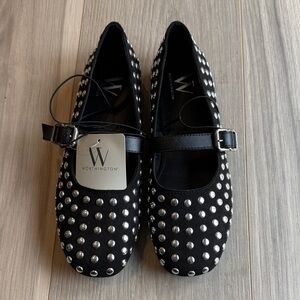 NWT Worthington Women's Dazie Black Ballet Flats  Size 6.5